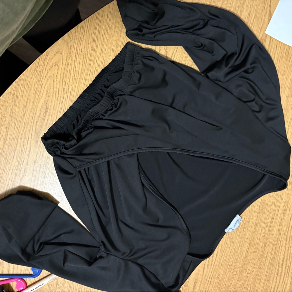 Elegant Black Crop Top